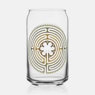 Symbol für Sacred Geometry - Chartres Labyrinth 4 Dosenglas