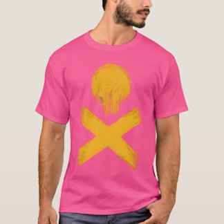 Symbol für Schädel und Knochen T-Shirt
