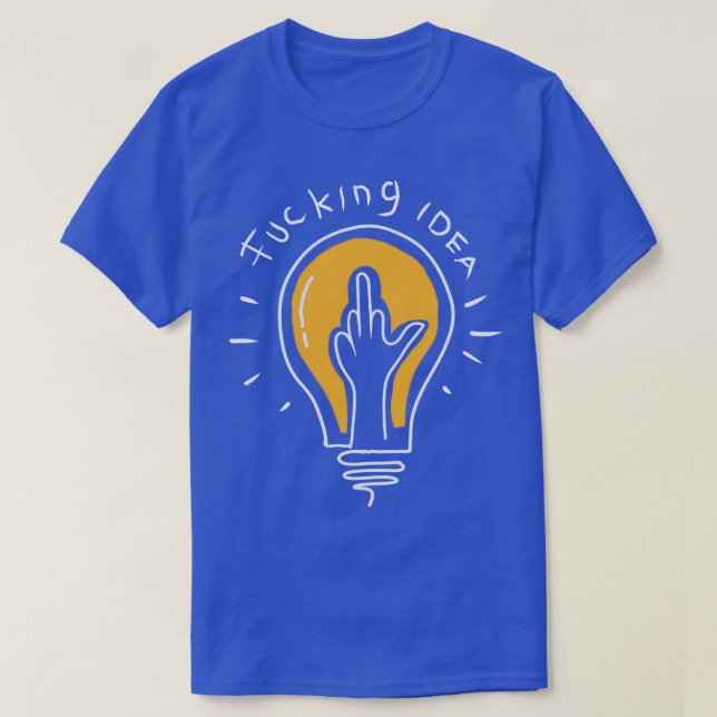 Symbol für schlechte Idee T-Shirt (Design vorne)