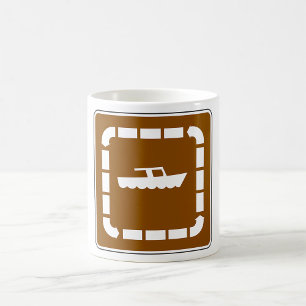Symbol für Startbereich des Bootes Kaffeetasse