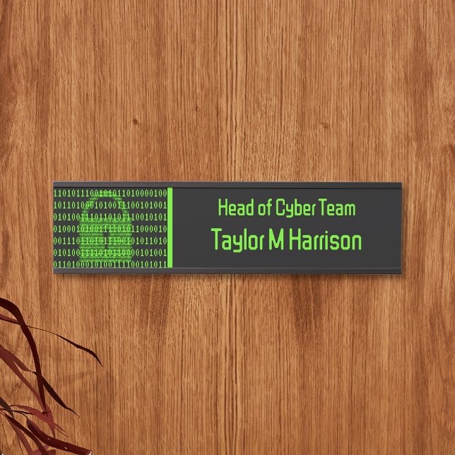 Symbol für Technische und Cybersicherheit - Schwar Türschild (Von Creator hochgeladen)