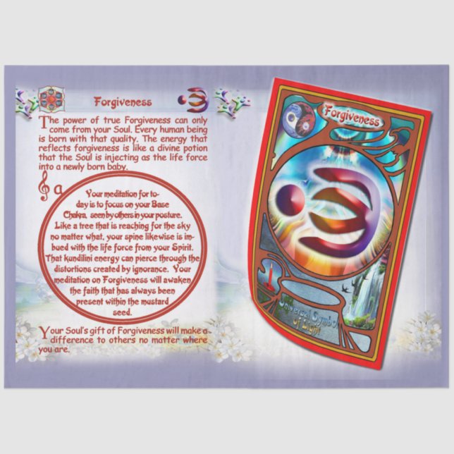 Symbol für Verfallsverhalten Tissue Paper Seidenpapier (Vorderseite)