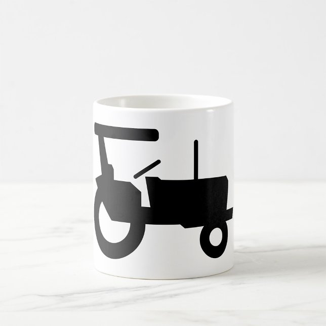 Symbol für Vintage Zugmaschine, Silhouette Kaffeetasse (Von Creator hochgeladen)