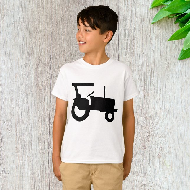 Symbol für Vintage Zugmaschine, Silhouette T-Shirt (Von Creator hochgeladen)