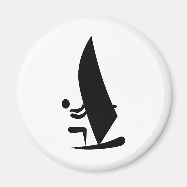Symbol für Windsurfen Magnet (Vorne)