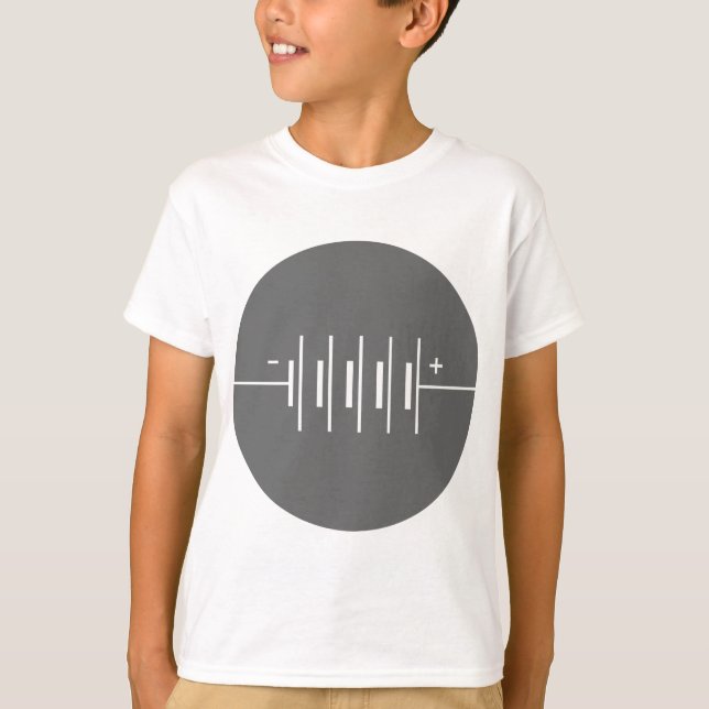 Symbol für zirkulierte Batterien T-Shirt (Vorderseite)