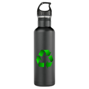 Symbol gerecycelt edelstahlflasche