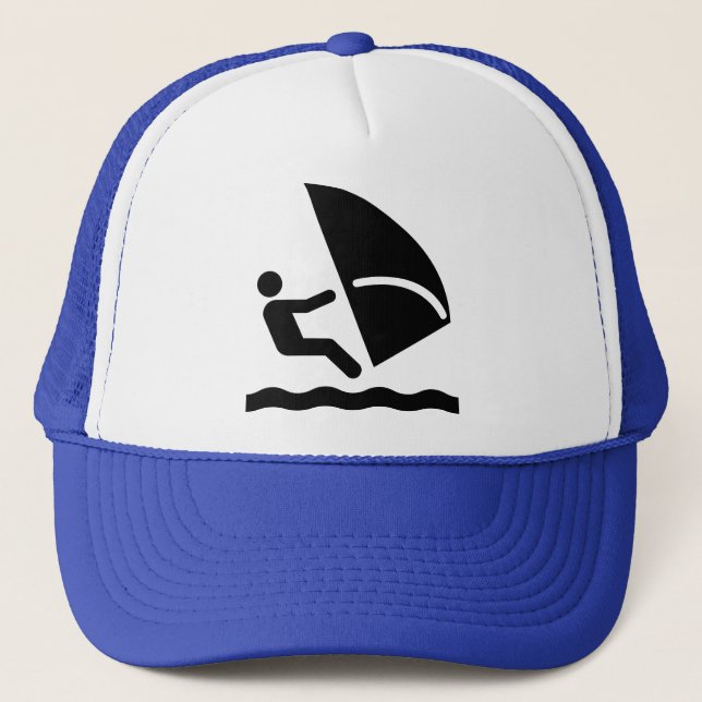 Symbol-Hat für Windsurf Truckerkappe (Vorderseite)