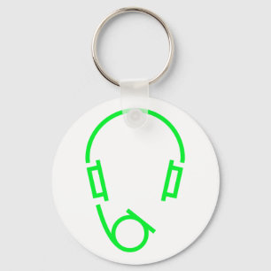 Symbol-Headset Schlüsselanhänger