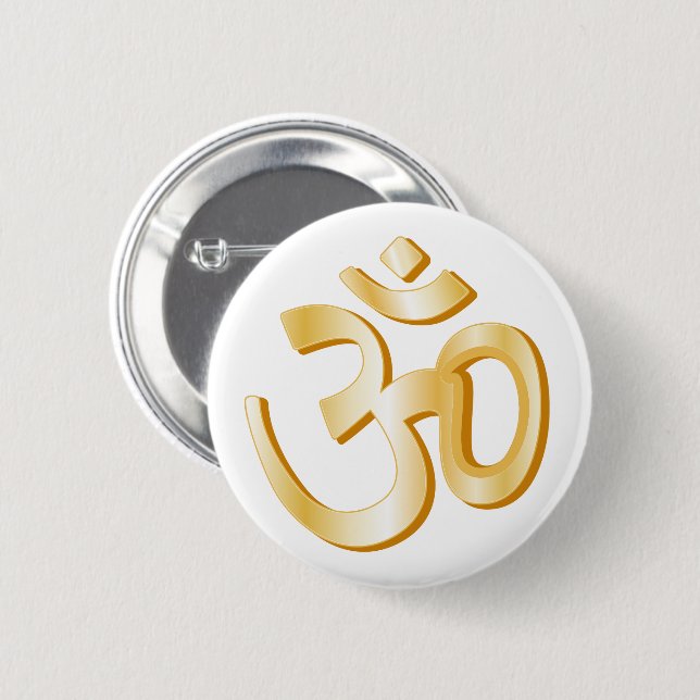Symbol Hinduismus Button (Vorne & Hinten)