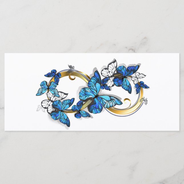 Symbol Infinity of Blue Morpho Butterflies Programm (Vorderseite)