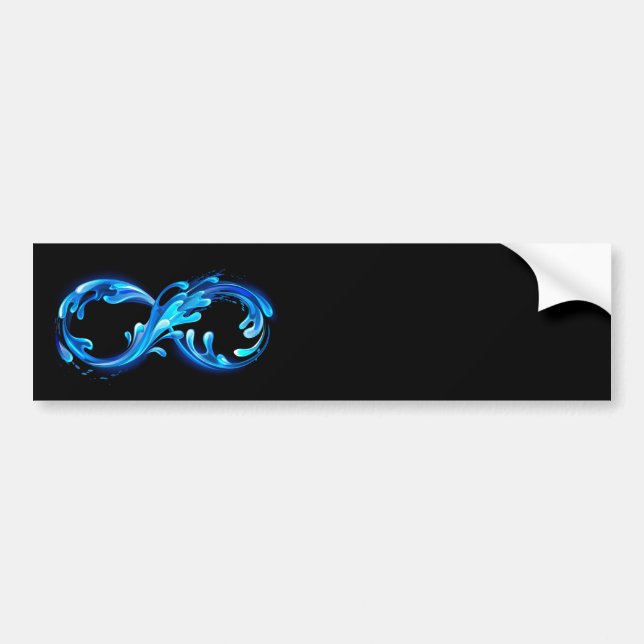 Symbol Infinity of Cold Clear Water Autoaufkleber (Vorne)