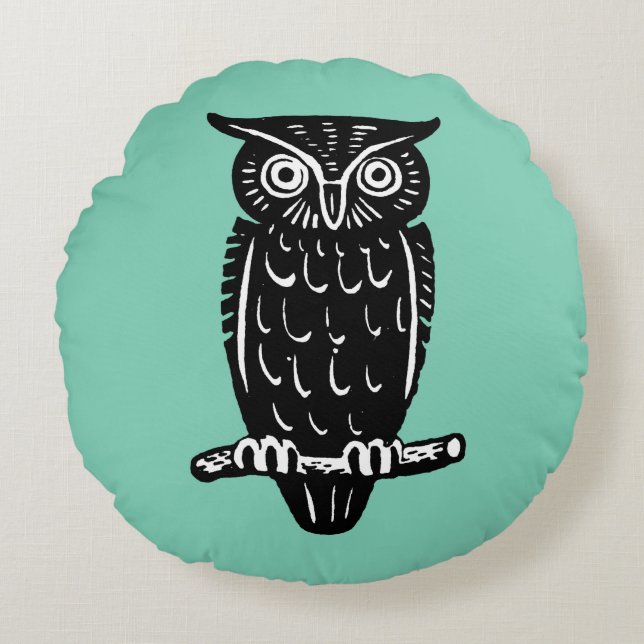 Symbol: Klugheit Rundes Kissen (Vorderseite)