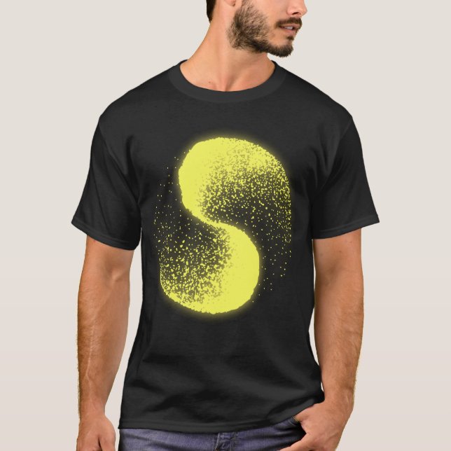 Symbol Kung Fu der Tai-Chi-Kampfkunst-3D Yin Yang T-Shirt (Vorderseite)