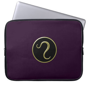Symbol-Laptop-Hülse Löwen astrologische Laptopschutzhülle