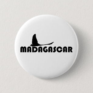 Symbol Madagaskars - Kometenfalter, Reise Button