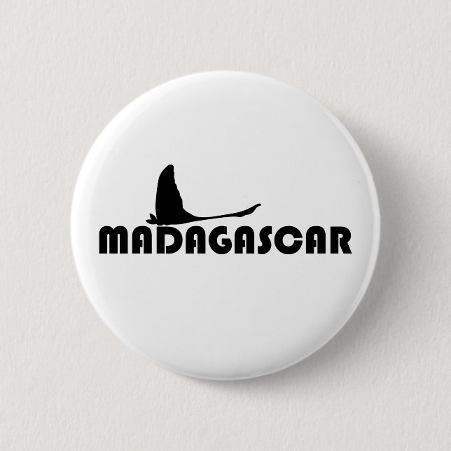 Symbol Madagaskars - Kometenfalter, Reise Button (Vorderseite)