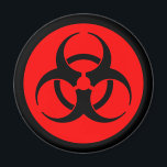 Symbol-Magnet für rote und schwarze Biogefährdung Magnet<br><div class="desc">Magnet für rote und schwarze Biogefährdung.</div>