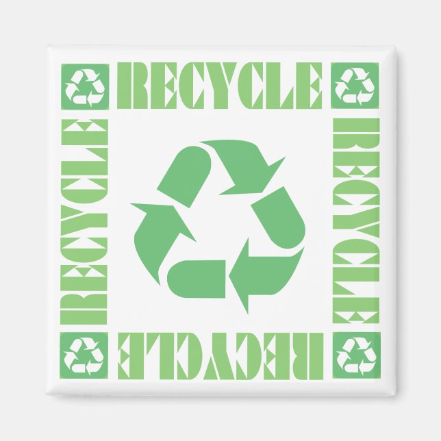 Symbol-Magnet gerecycelt Magnet (Vorne)