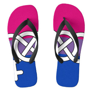 Symbol-Markierung für Bisexual Flip Flops