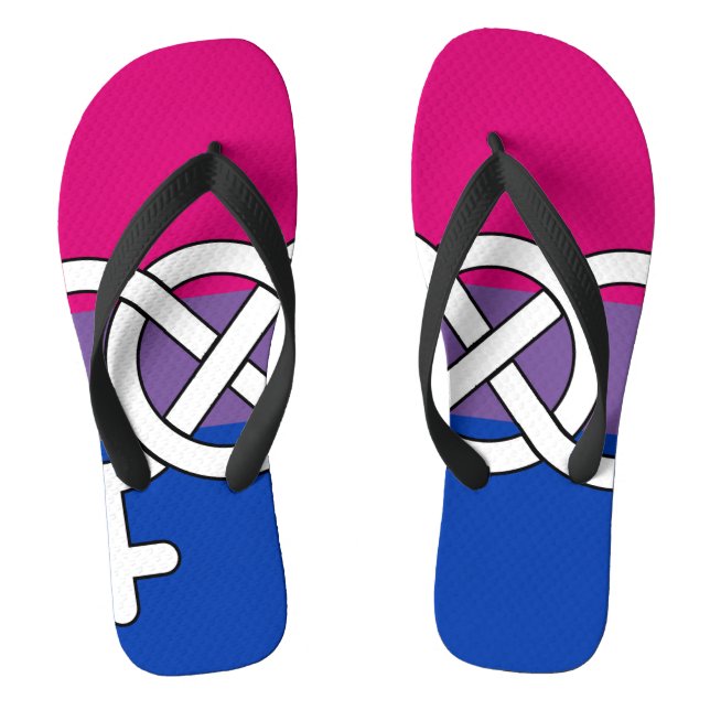 Symbol-Markierung für Bisexual Flip Flops (Fußbett)