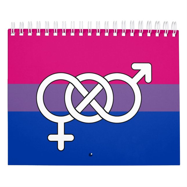 Symbol-Markierung für Bisexual Kalender (Titelbild)