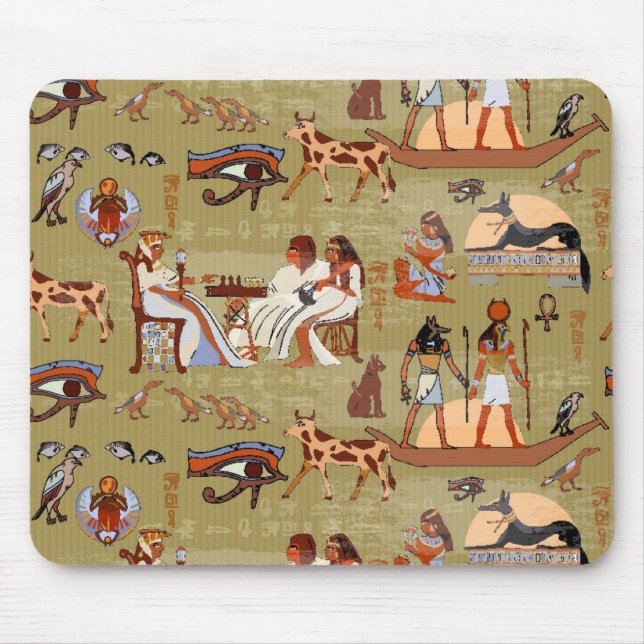 Symbol-Muster Ägyptens | Mousepad (Vorne)