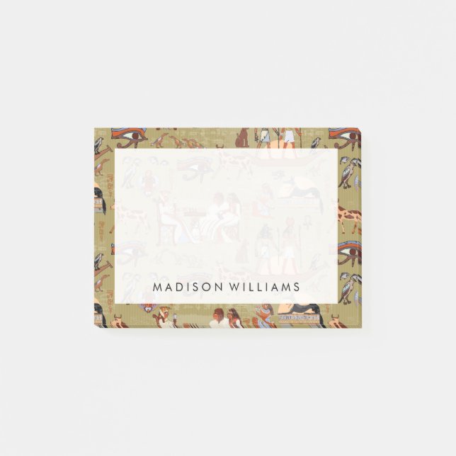 Symbol-Muster Ägyptens | Post-it Klebezettel (Vorderseite)