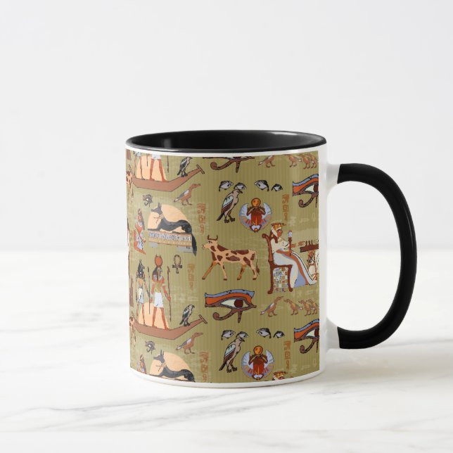 Symbol-Muster Ägyptens | Tasse (Rechts)