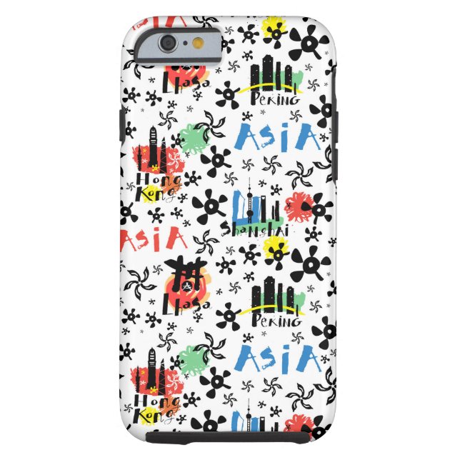 Symbol-Muster Asiens | Case-Mate iPhone Hülle (Rückseite)