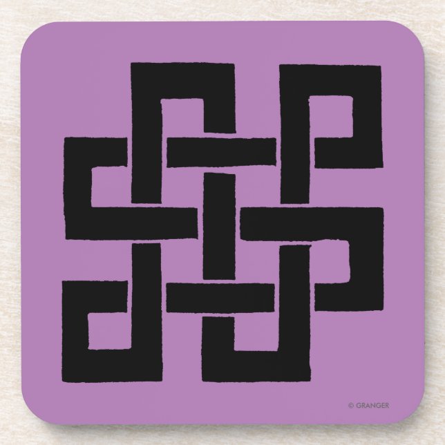 Symbol: Nade-Takara-Nusubi Getränkeuntersetzer (Vorderseite)