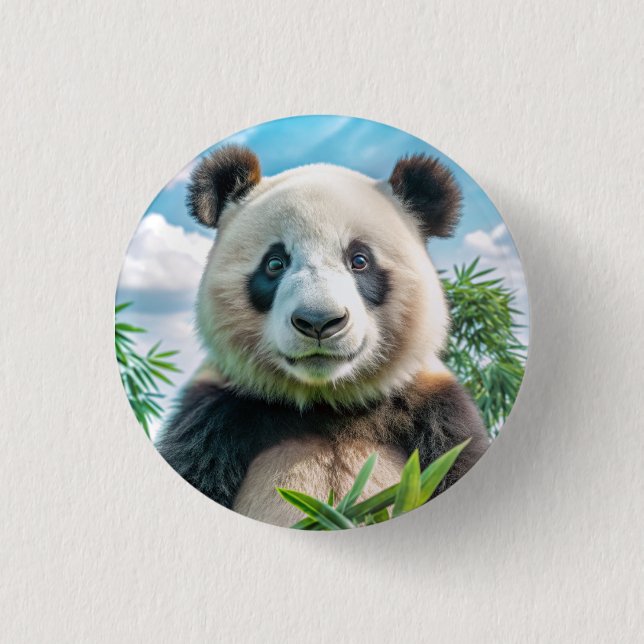Symbol: Panda Button (Vorderseite)