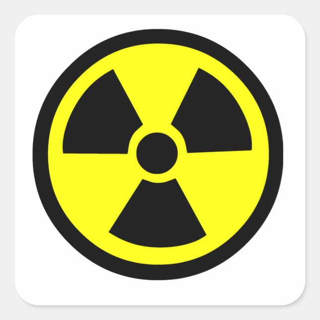 Symbol Quadratischer Aufkleber (Vorderseite)