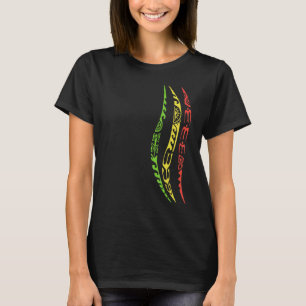 Symbol Reggae Waves Muster Culture Maori Tribal N T-Shirt