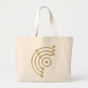 Symbol RUNA / GOLD Jumbo Stoffbeutel