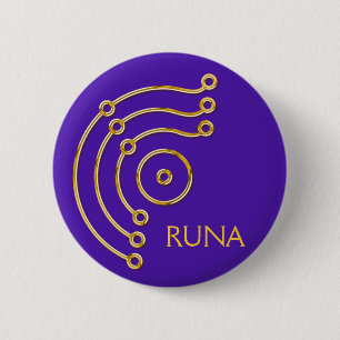 Symbol RUNA / GOLD, RUNA violett Button