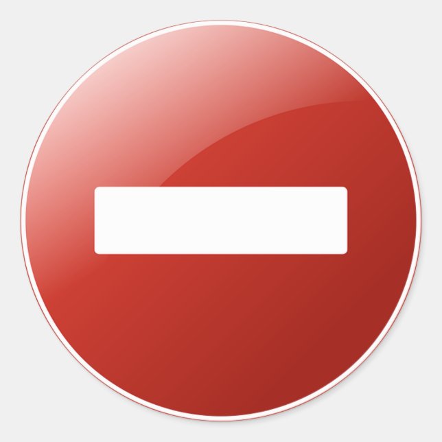 Symbol Runder Aufkleber (Vorderseite)