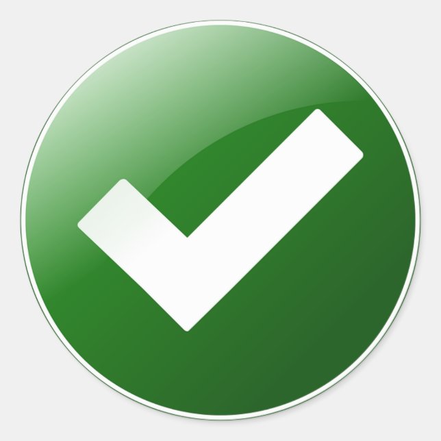 Symbol Runder Aufkleber (Vorderseite)