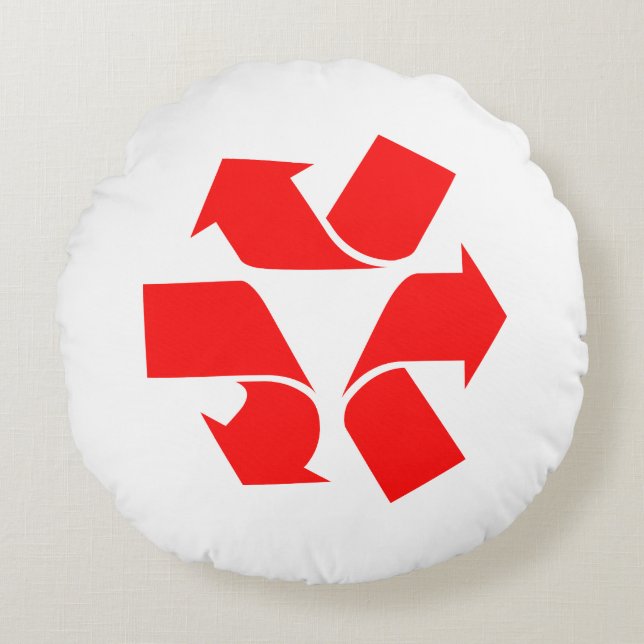 Symbol Rundes Kissen (Vorderseite)
