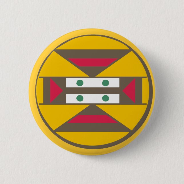 Symbol Schild Afrika shield africa Button (Vorderseite)