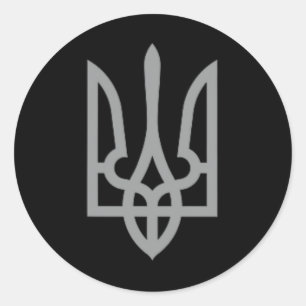 Symbol Selenskyj  Runder Aufkleber