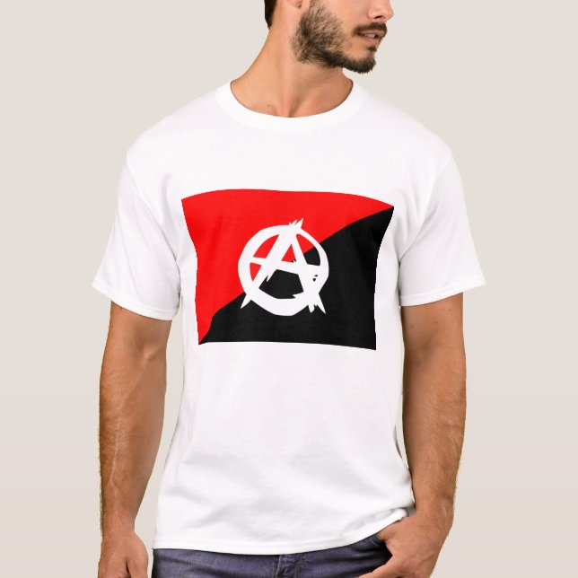 Symbol-Shirtanarchie der Anarchistenflagge A T-Shirt (Vorderseite)