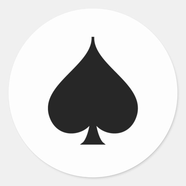 Symbol-Sticker für den Schwarzen Umzug Runder Aufkleber (Vorderseite)