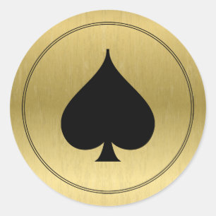 Symbol-Sticker für den Schwarzen Umzug Runder Aufkleber