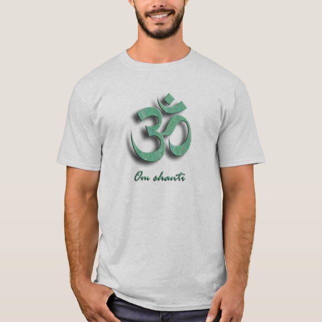 Symbol-T - Shirt OM Shanti (Vorderseite)