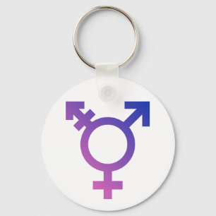Symbol-Transgender-Logo Schlüsselanhänger