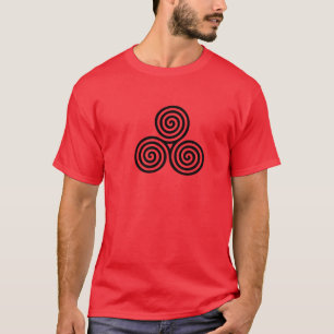 Symbol Triskele,Heide,Himmel,Himmel,Himmel,Erde,Hi T-Shirt