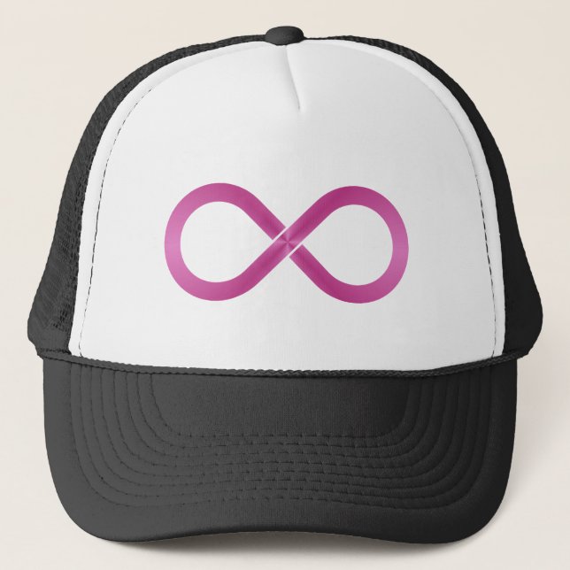 Symbol Unendlichkeit infinity Truckerkappe (Vorderseite)