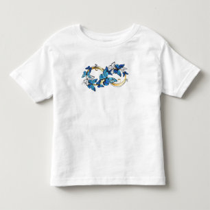 Symbol Unendlichkeit von blauen Morpho-Schmetterli Kleinkind T-shirt