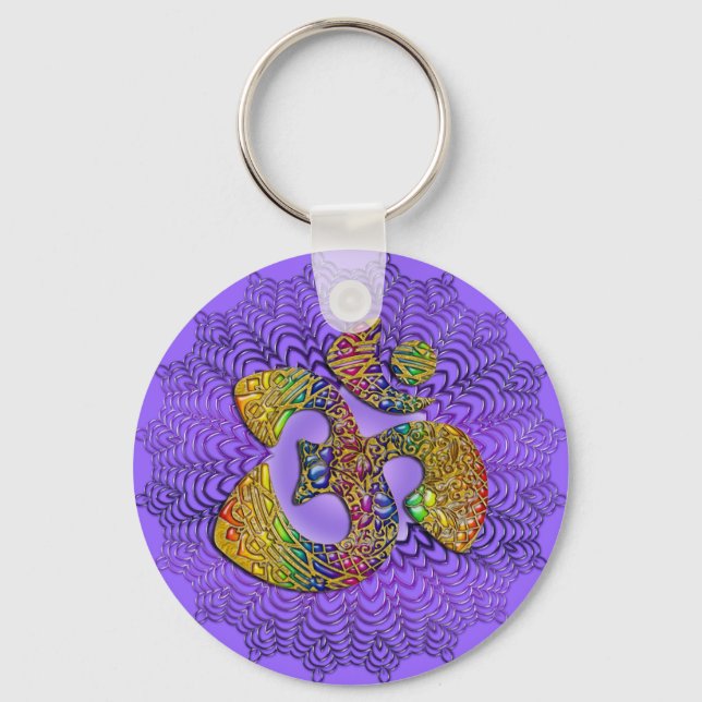 Symbol Universell OM/OM - Ornament Schlüsselanhänger (Vorderseite)